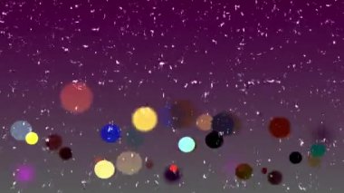 Renkli çemberler kendi etraflarında sürekli zıplıyorlar. Eğlenceli görünüyorlar..