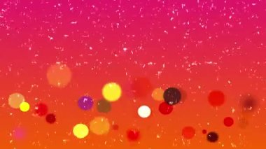 Renkli çemberler kendi etraflarında sürekli zıplıyorlar. Eğlenceli görünüyorlar..