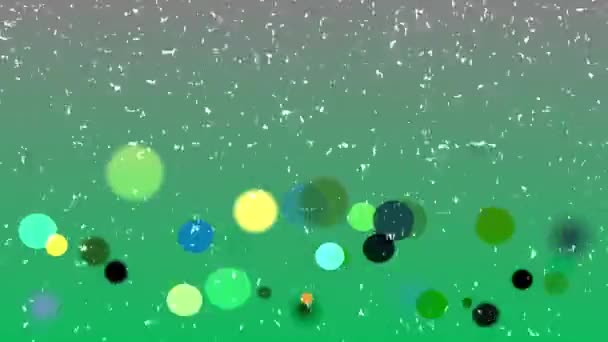 Colorful Circles Constantly Bouncing Themselves Look Fun — Video