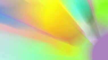 Sürekli hareket eden renkli ışık huzmeleri, parlak ve güzel görünüyor..