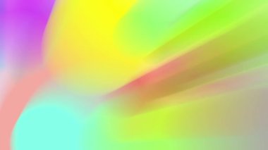 Sürekli hareket eden renkli ışık huzmeleri, parlak ve güzel görünüyor..