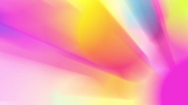 Sürekli hareket eden renkli ışık huzmeleri, parlak ve güzel görünüyor..