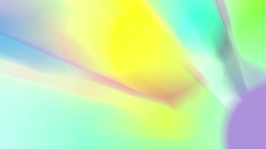 Sürekli hareket eden renkli ışık huzmeleri, parlak ve güzel görünüyor..