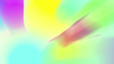 Sürekli hareket eden renkli ışık huzmeleri, parlak ve güzel görünüyor..