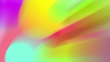 Sürekli hareket eden renkli ışık huzmeleri, parlak ve güzel görünüyor..