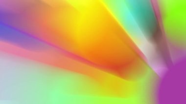 Sürekli hareket eden renkli ışık huzmeleri, parlak ve güzel görünüyor..