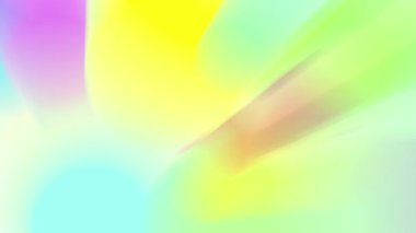 Sürekli hareket eden renkli ışık huzmeleri, parlak ve güzel görünüyor..