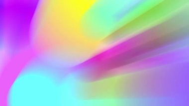 Sürekli hareket eden renkli ışık huzmeleri, parlak ve güzel görünüyor..