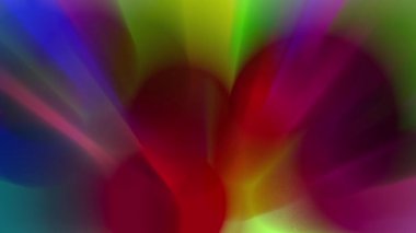 Işık demeti sürekli hareket eder, parlak ve güzel görünür..