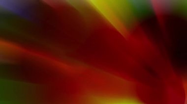 Parlak renkli ışık demetleri sürekli hareket halinde..