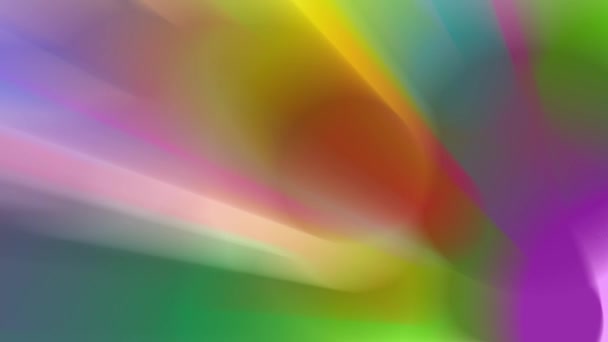 Fasci Luce Colorati Movimento Continuo Sembra Luminoso Bello — Video Stock