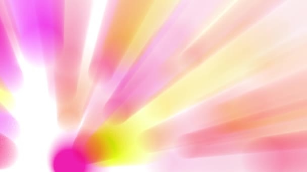 Brightly Colored Light Beams Constantly Moving — Vídeos de Stock
