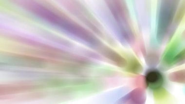 Renkli ışık demetleri yavaşça hareket etti, parlak görünüyordu..