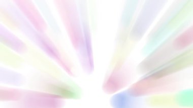 Parlak renkli ışık demetleri sürekli hareket ediyor, parlak görünüyorlar..