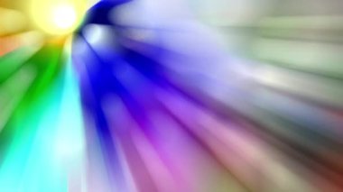 Işık huzmeleri aralıksız yayılıyor, parlak ve güzel görünüyorlar..