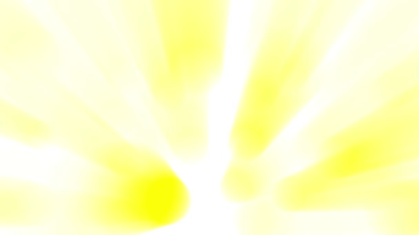 Bright Yellow Beam Light Continued Move — Video Stock
