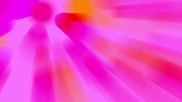 Raggio Luce Rosa Brillante Continuato Muoversi — Video Stock