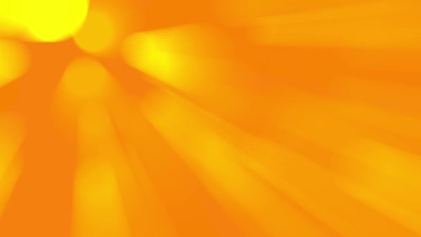 Ярко Оранжевый Луч Света Продолжал Двигаться — стоковое видео