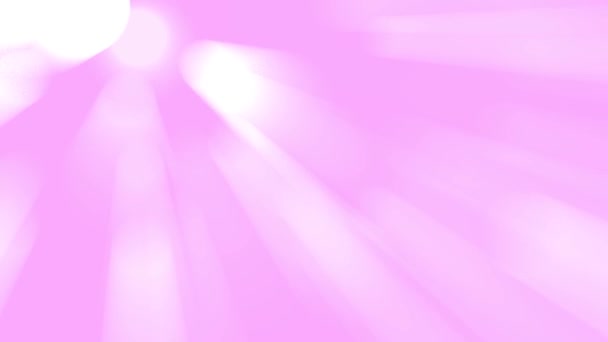 Рожевий Промінь Світла Продовжував Рухатися — стокове відео