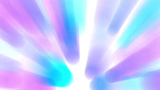 Brightly Colored Light Beams Constantly Moving — Video Stock