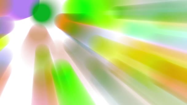 Colorful Beams Light Moved Slowly Looking Bright — Stock Video