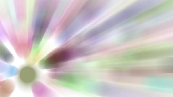 Colorful Beams Light Moved Slowly Looking Bright — Vídeo de Stock