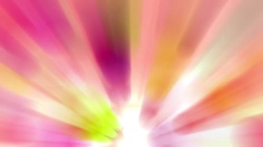 The beams of light spread continuously, looking bright and beautiful.