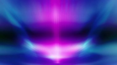 The beams of light spread continuously, looking bright and beautiful.