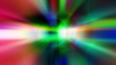 The beams of light spread continuously, looking bright and beautiful.