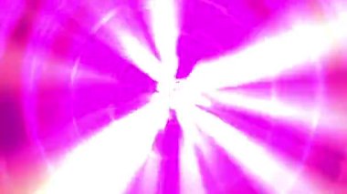 The beams of light spread continuously, looking bright and beautiful.
