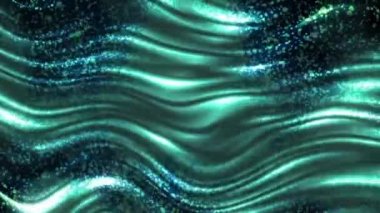 Klasik bir görünüş için ışığı yansıtan dalgalı, kıvrımlı bir yüzey..