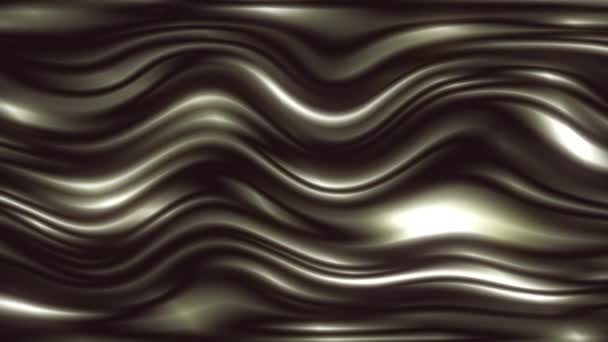 Wavy Curved Surface Reflects Light Classic Look — Αρχείο Βίντεο