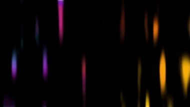 İğne renkli arka planda hareket eden ışık demeti dehşet verici görünüyordu..