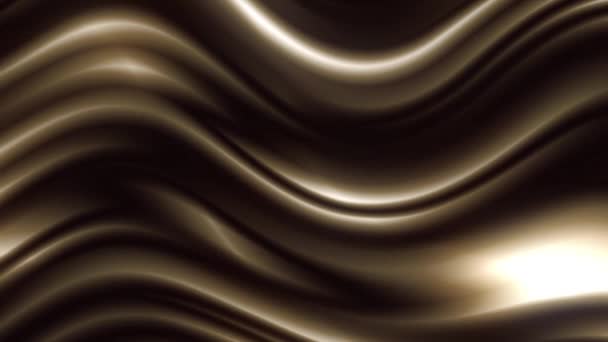 弯曲的波浪形表面看起来现代而美丽 — 图库视频影像