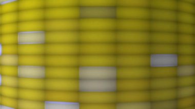 Sürekli yanıp sönen alanlarla dolu bir kare şebeke modern görünüyor..