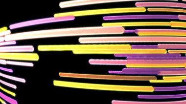 Sürekli hareket eden neon ışığı modern görünüyor..