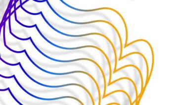 Renk çizgileri sürekli hareket eder, parlak ve sıcak görünür..