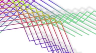 Renk çizgileri sürekli hareket eder, parlak ve sıcak görünür..