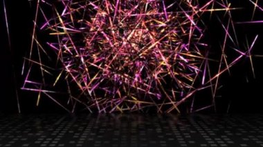 Işık sürekli uçuyordu, merkezde bir kara delik vardı, yere yansıyan bir gölge..