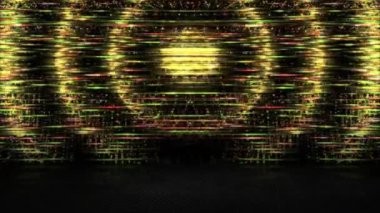 Işık sürekli uçuyordu, merkezde bir kara delik vardı, yere yansıyan bir gölge..