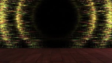 Işık sürekli uçuyordu, merkezde bir kara delik vardı, yere yansıyan bir gölge..