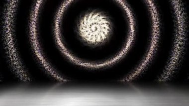 Işık sürekli uçuyordu, merkezde bir kara delik vardı, yere yansıyan bir gölge..