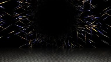 Işık sürekli uçuyordu, merkezde bir kara delik vardı, yere yansıyan bir gölge..