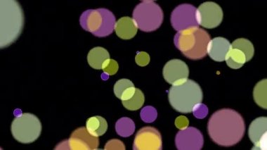 Bölgede yüzen renkli daireler, çok güzel görünüyorlar..