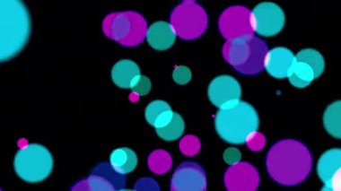 Bölgede yüzen renkli daireler, çok güzel görünüyorlar..