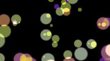 Bölgede yüzen renkli daireler, çok güzel görünüyorlar..