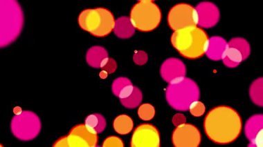 Bölgede yüzen renkli daireler, çok güzel görünüyorlar..