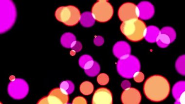 Bölgede yüzen renkli daireler, çok güzel görünüyorlar..