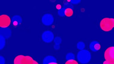 Renkli yüzen, etrafta dönen, güzel görünen..