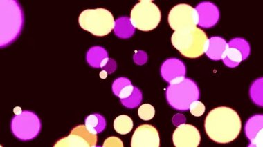 Renkli yüzen, etrafta dönen, güzel görünen..